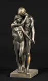 Ferdinand Lepcke, W uścisku, ok. 1890, brąz patynowany