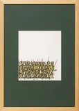 Roman Opałka, Ilustracja do książki Roberta Stillera, 1967, tempera, papier