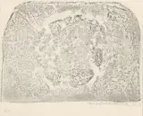 Andrzej Urbanowicz, Kompozycja, 1963, monotypia, papier