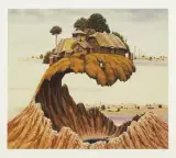 Nie trzaskać drzwiami by Jacek Yerka, giclee, sold Jan 2007