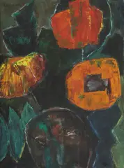 Halina Sukiennicka, ESCAPE, 1976, olej, płótno