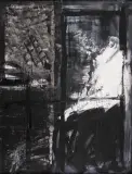 Jerzy Szot, SKUPIENIE, 1987, olej, płótno