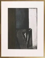 Wojciech Pąkowski, Kamienie (Stones), 1989, akwaforta, akwatinta, odprysk barwny, papier