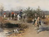 Alfred Wierusz-Kowalski, WYJAZD NA POLOWANIE, lata od 1873 do ok.1881