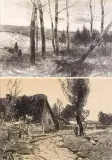 Roman Kochanowski, PARA OBRAZÓW, po 1910, ołówek, papier