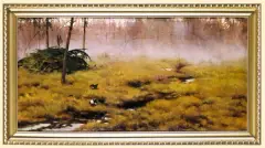 Zygmunt Józefczyk, TOKOWISKO CIETRZEWI, 1931, olej, sklejka