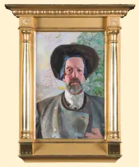 Jacek Malczewski, AUTOPORTRET, ok. 1922, olej, tektura
