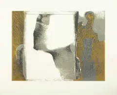 Halina Chrostowska, Bez tytułu, serigrafia barwna, papier