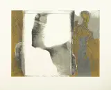 Halina Chrostowska, Bez tytułu, serigrafia barwna, papier