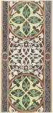 Adam Podhorecki, Kompozycja ornamentalna, 1950, akwarela, gwasz, papier