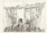 Wielki odlot by Jacek Yerka, 1999, ołówek, papier, sold Nov 2006