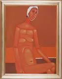 AKT by Jerzy Nowosielski, 1963, olej, płótno, sold Nov 2006