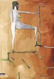 Jacek Sroka, BIAŁY AKT, 1992, olej, płótno