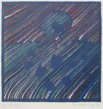 Jan Dobkowski, Bez tytułu, 1984, serigrafia barwna, papier