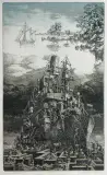 Wolin by Krzysztof Wieczorek, 1980, akwaforta, sucha igła, papier, sold Oct 2006
