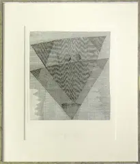 Andrzej Smoczyński, Ty i ja w trójkątach, 1986, akwaforta, papier