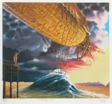 Zeppelin by Jacek Yerka, 1992, giclee, sold Oct 2006