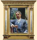 Jacek Malczewski, PORTRET MĘŻCZYZNY, 1890, olej, deska
