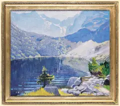 Alfred Terlecki, MORSKIE OKO, 1926, olej, płótno