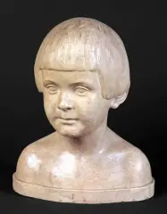 Elza Sahlberg, GŁÓWKA DZIEWCZYNY, 1921, kamień, marmur