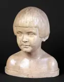 Elza Sahlberg, GŁÓWKA DZIEWCZYNY, 1921, kamień, marmur