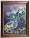 Hw Monogramista, HIACYNT I TULIPANY, 1926, olej, płótno