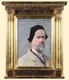 Jacek Malczewski, AUTOPORTRET, 1925, olej, tektura