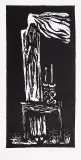 Rycina 13 z cyklu Judaica by Jerzy Duda-Gracz, 1964, drzeworyt, papier, sold Sep 2006