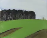 Krzysztof Wachowiak, WIOSNA – LAS, 1995, olej, płótno