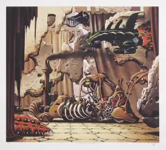 Jacek Yerka, Jeźdźcy chaosu, 1996, giclee