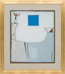 Jerzy Nowosielski, Prorok na skale, 1999, serigrafia barwna, papier