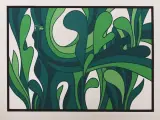 Jan Lenica, Kompozycja, serigrafia barwna, karton