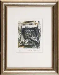 Beata Nehring, Kompozycja, 1998, monotypia, papier