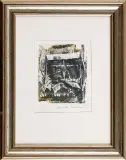 Beata Nehring, Kompozycja, 1998, monotypia, papier