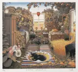 Letnia sypialnia, 2003 [?] by Jacek Yerka, giclee, sold Jul 2006