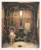 Łazienka oceaniczna by Jacek Yerka, 1995, giclee, sold Jul 2006