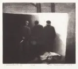 Jan Michalski, Świadkowie II, 1989, mezzotinta
