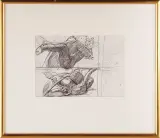 Akty, Paryż by Franciszek Starowieyski, 1989, ołówek, kredka, papier, sold Jul 2006