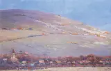 Jan Styka, PEJZAŻ, 1897, olej, płótno