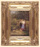 Ludwik Gędłek, ROZRYWKI DZIECIĘCE, 1879, olej, deska