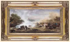 Juliusz Kossak, RODAKOWSKI POD CUSTOZZĄ, 1868, olej, płótno