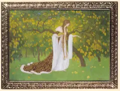 Edward Okuń, W CYTRYNOWYM SADZIE, 1923, olej, płótno
