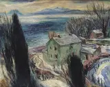 Henri Epstein, PEJZAŻ ZIMOWY Z POŁUDNIA FRANCJI