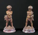 Louis Kley, PARA FIGUREK, brąz patynowany