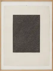 Antoni Starczewski, Composition z, 1971, linoryt, papier chiński
