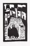 Rycina 15 z cyklu „Judaica” by Jerzy Duda-Gracz, 1964, drzeworyt, papier, sold Jun 2006