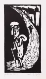 Rycina 17 z cyklu „Judaica” by Jerzy Duda-Gracz, 1964, drzeworyt, papier, sold Jun 2006
