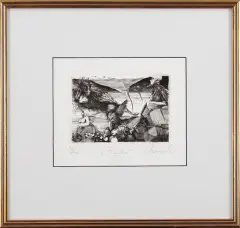 Bajka by Krzysztof Witold Skórczewski, 1992, miedzioryt, papier, sold Jun 2006