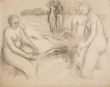 Roman Opałka, KĄPIĄCE SIĘ (Studium kompozycji)