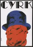 Waldemar Świerzy, Cyrk, serigrafia barwna, papier